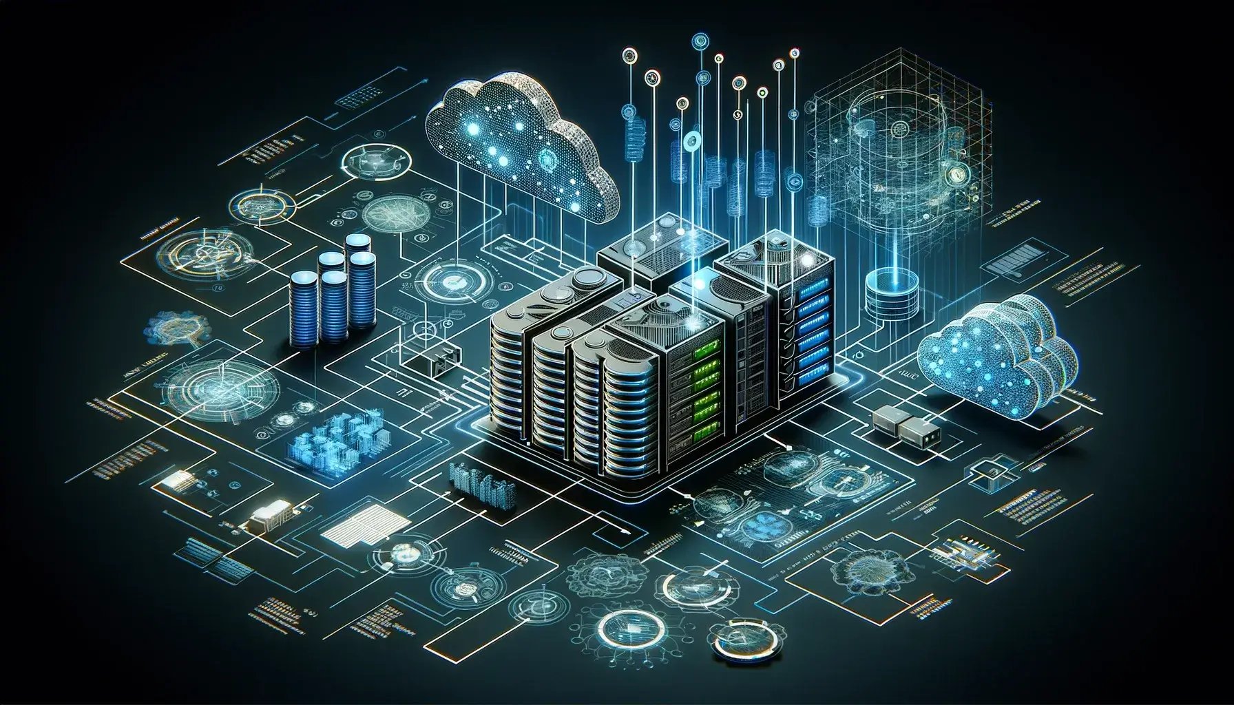 A conceptual illustration of a data architecture plan